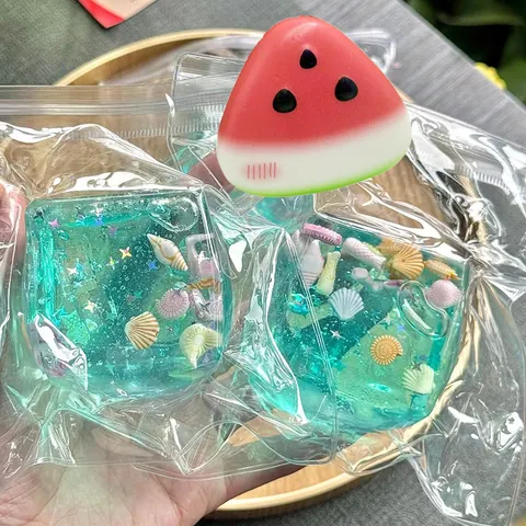 Bolas Anti-stress Squishy Ocean Blocks Aprimoradas, Brinquedos Sensoriais para Autismo, Alívio de Estresse e Ansiedade, Brinquedos Fidget, Bolas de Água de Maltose, Presentes a Granel
