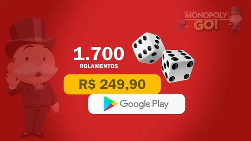 Monopoly Go! - 1700 Rolamentos com Google Play