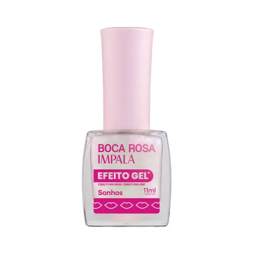 Esmalte Impala Coleção Boca Rosa Efeito Gel Cintilante Sonhos