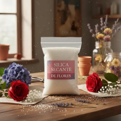 Sílica para Flores Premium 1kg Desidratação Rápida Organic
