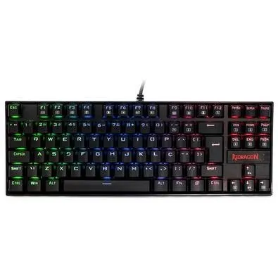 Teclado Mecânico Gamer Redragon Kumara, Anti-Ghosting, RGB, Switch Outemu Black, ABNT2, Preto, PT - K552RGB-1 (PT-BLACK)