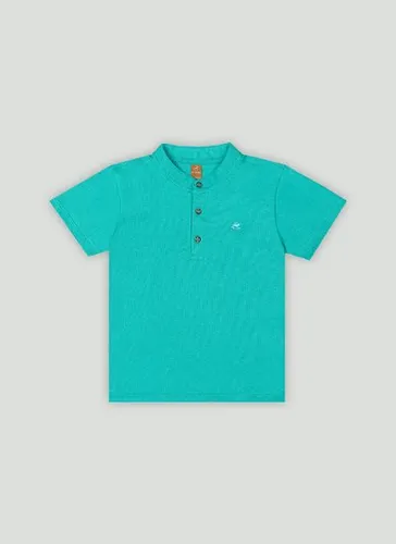 Camiseta Infantil Masculina em Algodão e Elastano Azul