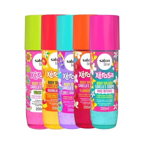 Kit Salon Line Perfumação com 5 Body Splash Xêrosa