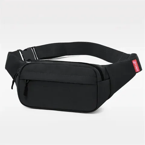 Pochete esportiva unissex 2025 – bolsa de cintura/ombro de lona da moda para homens e mulheres, bolsa de telefone com design casual crossbody ​