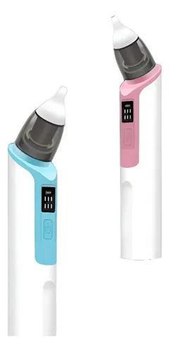 Sugador Aspirador Nasal Elétrico Nariz Ouvido Criança Bebe Cor Rosa Limpeza Veri Cluxe