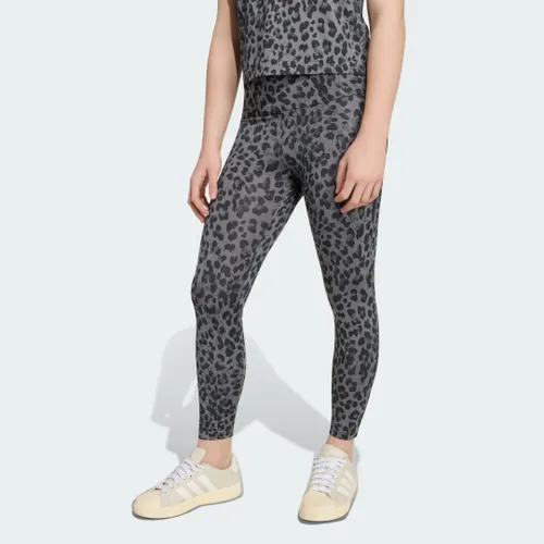 Calça Legging Esportiva Estampa Animal Kids adidas