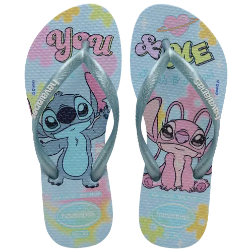 Chinelo Havaianas Infantil Slim Disney Stitch