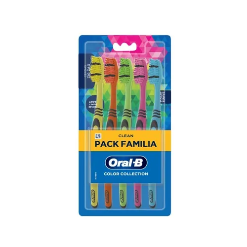 Escova Dental Oral B Indicator Color Pack Familiar C/5Un
