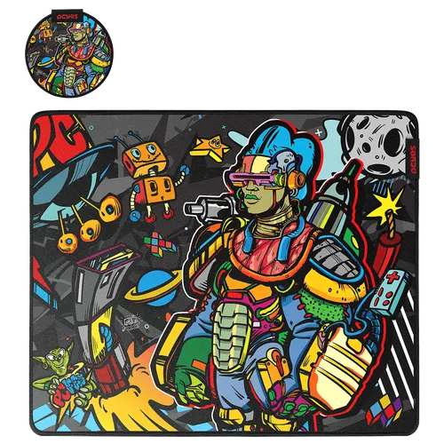 Mouse Pad Apollo PCYES 500x400mm Speed Base Antiderrapante APL50X40