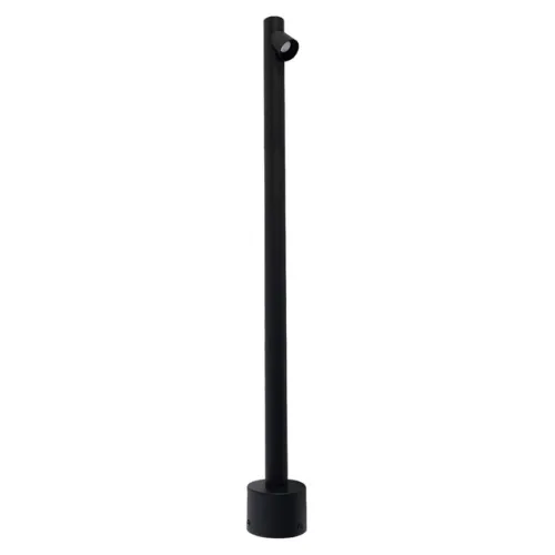 Balizador Led Alumínio Preto 4w 38° 3000k 90cm Ip65 Way