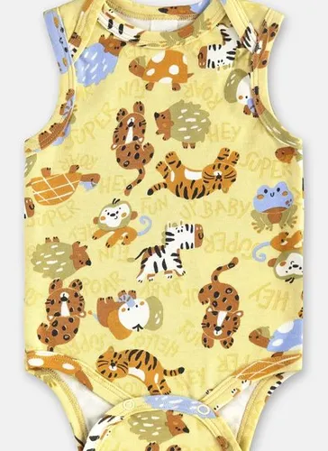 Body Regata em Suedine Essentials para Bebê Menino (Verde) Up Baby