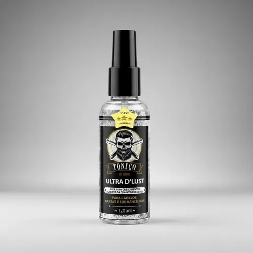 D'lust Tonico Crescimento Barba e Cabelo Dlust Antiqueda Hortelã