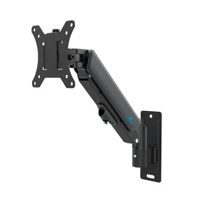 Suporte de Parede Articulado para Monitor de 17" a 32" Ergofirst, Ajuste com Pistão a Gás, Preto - G16-111