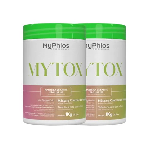 Kit MyPhios Mytox 2 Máscara Controle de Volume 1 Kg
