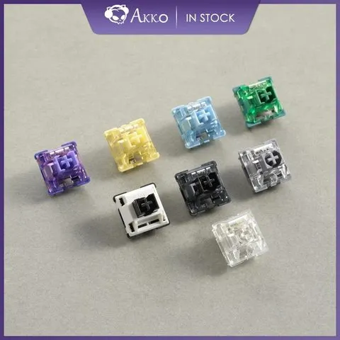 Akko v3 pro interruptores táteis/linear para teclado mecânico 45 peças pacote substituível outemu gateron cereja mx interruptor de chave