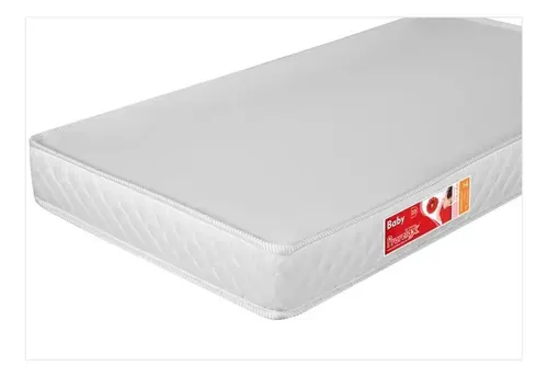 Colchão Berço Prorelax D18 Branco para Bebê, 70 x 130 cm - Prorelax