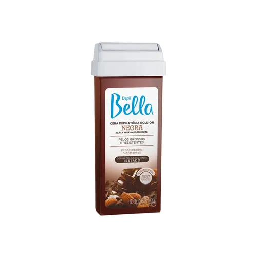 Cera Depilatória Depil Bella Roll-On Negra 100 g