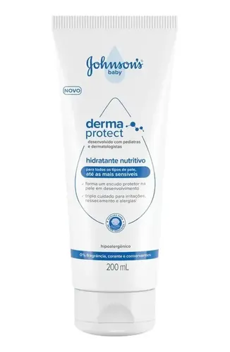 Hidratante Nutritivo Derma Protect Johnson's Baby, 200ml