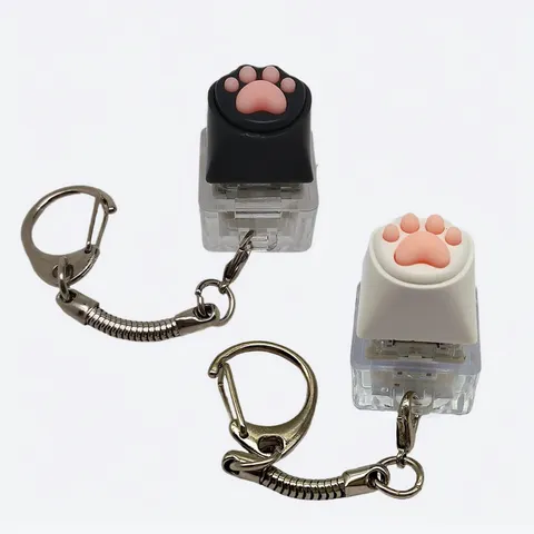 Chaveiro com garra de gato fofo, chaveiro com ponta do dedo, pressão de descompressão, brinquedo, testador, bolsa traseira, pingente, festival, presente de casais