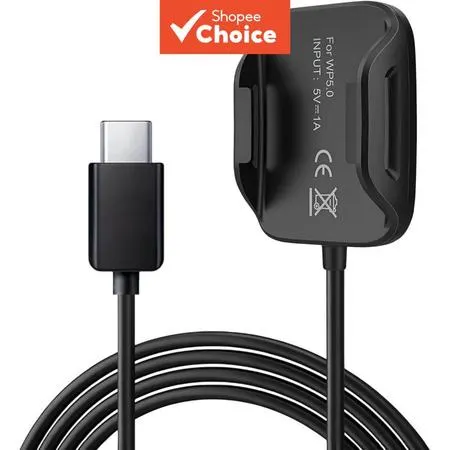 Whoop 5.0/mg Smartwatch Básico USB C Cabo de Carregamento 1m Substituição Portátil para 5 (Não 4.0)