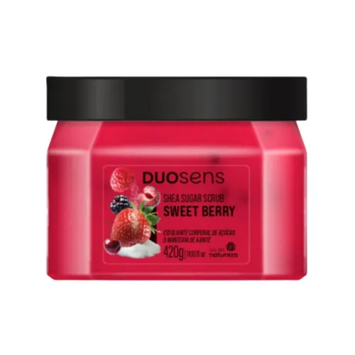 Esfoliante Cia da Natureza Duosens Sweet Berry 420 g