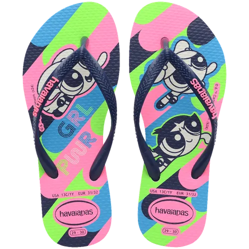Chinelo Havaianas Infantil Slim Meninas Super Poderosas