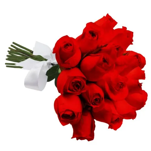 Buquê de 18 Rosas Vermelhas