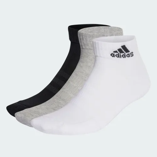 Meias Amortecidas Sportswear Ankle Cushioned 3 Pares Unisex adidas