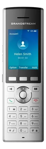 Telefone IP sem Fio Grandstream WP810 Wi-Fi VoIP 2 Linhas Display LCD