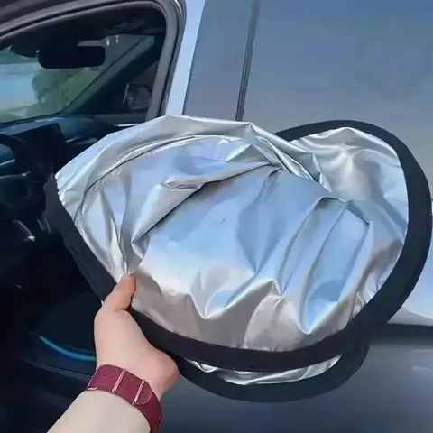 Cortina Protetora Dobrável para Carro, Acessórios Automotivos, Protetor Solar para Para-brisa, Visor de Proteção UV