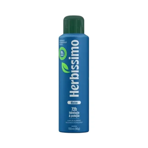 Desodorante Antitranspirante Aerossol Zero Alumínio Herbíssimo Marine
