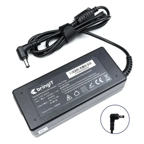 Fonte Carregador para Notebook Samsung Np Series NP-RC420 19V 3.16A 60W 5.5mm x 3.0mm