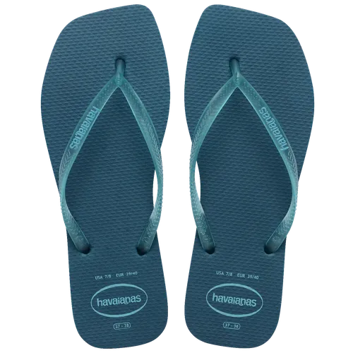 Chinelo Havaianas Slim Square Logo Pop Up
