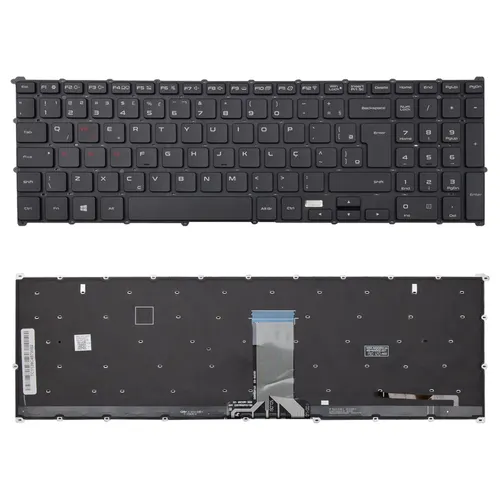 Teclado para Notebook Samsung NP850XBB ABNT2 Preto