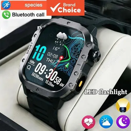 Smartwatch Relógio Inteligente Esportivo Robusto , Masculino , Feminino , Bluetooth , Chamada , Colorido , À Prova D'águ