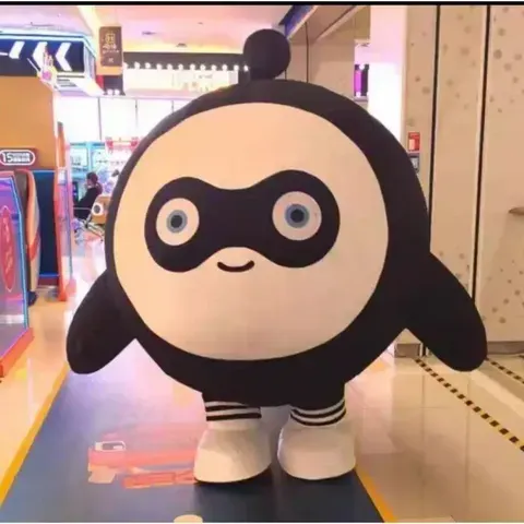 Fato de mascote em forma de ovo insuflável, para adultos, com pelúcia, personagem de desenho animado, para eventos e apresentações. Não inclui pilhas nem carregador.