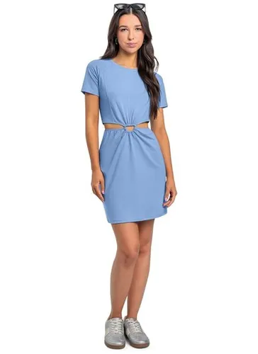 Vestido com Fivela Juvenil (Azul) Gloss