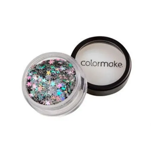 Glitter Colormake Holografico Estrela Prata 2910