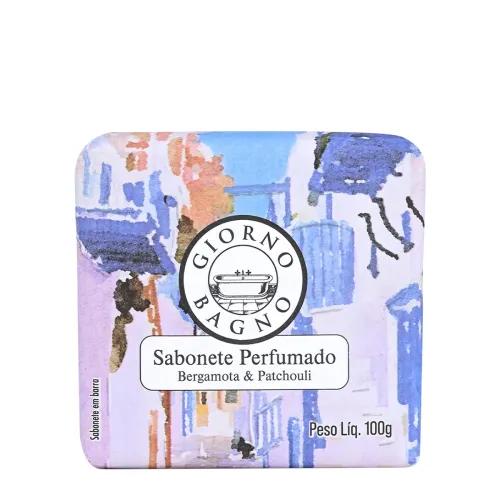 Sabonete Natural Bergamota e Patchouli Giorno Bagno 100g
