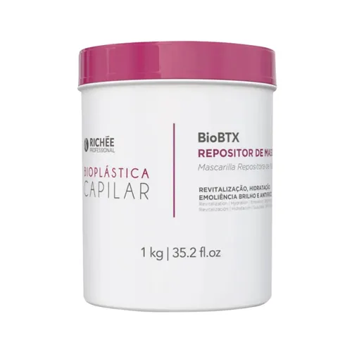 Botox Capilar Capilar Richée Bioplástica BioBTx Repositor de Massa Capilar 1000 g