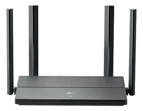 TP-Link EX1500 Roteador Wi-Fi 6 AX1500 Dual Band, 4 portas gigabit, cobertura até 140 m2, 60 dispositivos, configuração em 3 etapas, EasyMesh, baixa latência