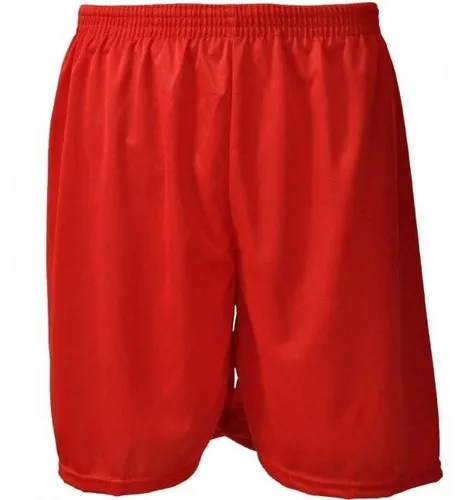 Calção Futebol Reforçado Nata - Vermelho - P