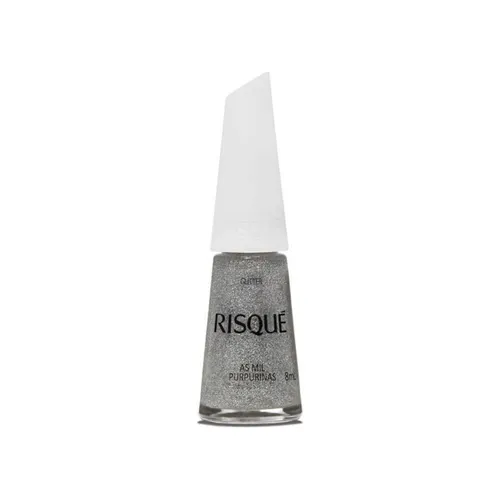 Esmalte Risqué Efeitos Glitter as Mil Purpurinas 8ml