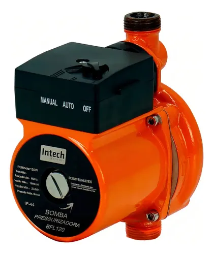 Bomba Pressurizadora 120 Watts 1600l - Intech Machine BFL120