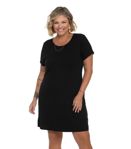 Vestido Plus Size Canelado Secret Glam - Moda Feminina e Masculina, Itens para Casa e Mais l Rovitex