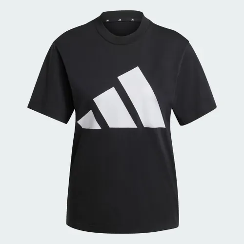 Camiseta Essentials de Algodão com Logotipo Grande Mulher adidas