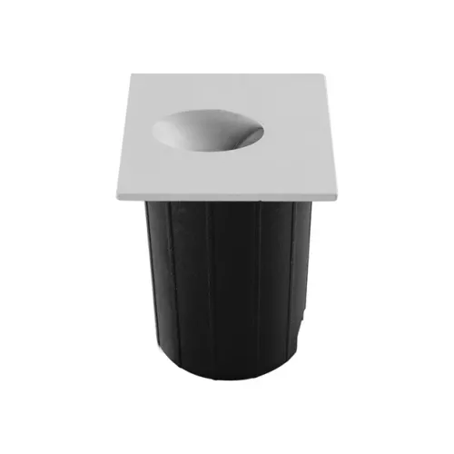 Balizador Led de Embutir Quadrado 2w 3000k Ip65 Beam - BRANCO