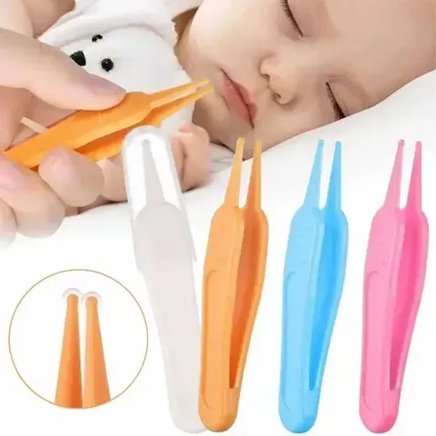 Pinças de limpeza, pinças de plástico para bebês, ferramenta de limpeza de nariz, suprimentos de cuidados com a cavidade nasal, itens essenciais para crianças, segurança