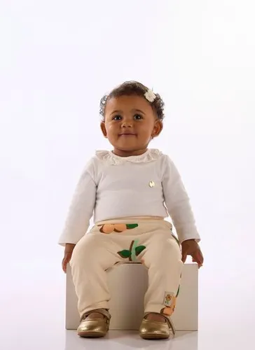 Body para Bebê em Suedine com Gola de Renda Branco