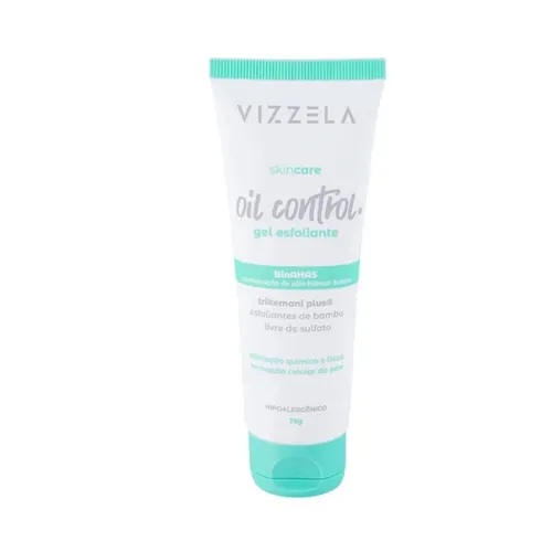 Gel Esfoliante Facial Vizzela Oil Control 75gr
